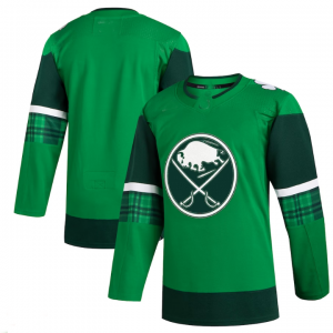 B.Sabres 2023 St. Patrick's Day Primegreen Authentic Jersey - Kelly Green Stitched American Hockey Jerseys