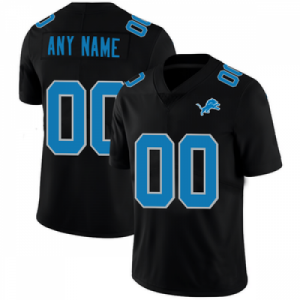 Cheap Custom Football Jerseys Detroit Lions Black ...