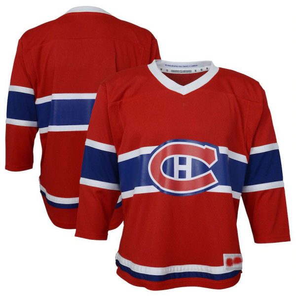 M.Canadiens Toddler Home Replica Jersey Red Stitched American Hockey Jerseys