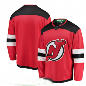 NJ.Devils Fanatics Branded Breakaway Home Jersey Red Stitched American Hockey Jerseys