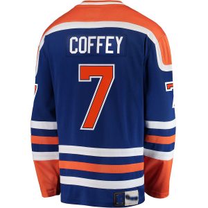 E.Oilers #7 Paul Coffey Fanatics Branded Premier Breakaway Retired Player Jersey Blue Stitched American Hockey Jerseys