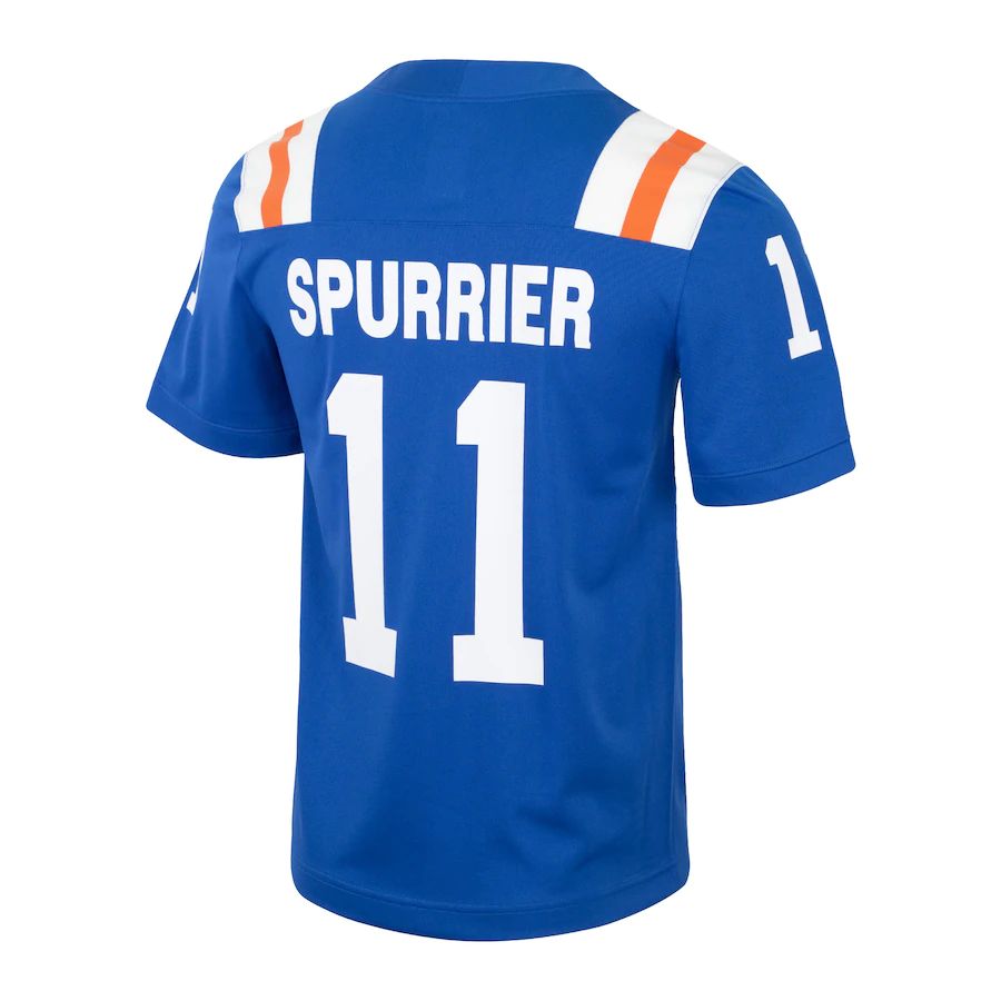 F.Gators #11 Steve Spurrier Jordan Brand Alternate Ring of Honor Replica Jersey Royal Stitched American College Jerseys