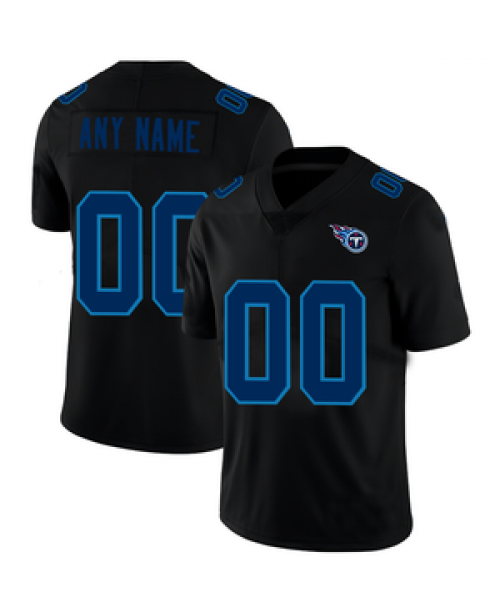 Cheap Custom Football Jerseys Tennessee Titans Bla...