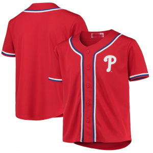 Philadelphia Phillies Red Team Jersey Baseball Jerseys