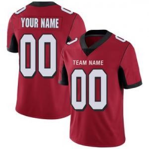 Custom Men's American Atlanta Falcons Red Vapor Li...