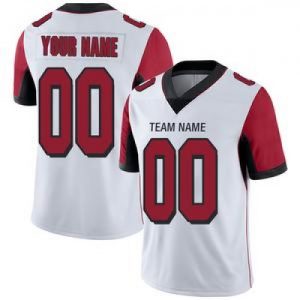 Custom Men's American Atlanta Falcons White Vapor ...