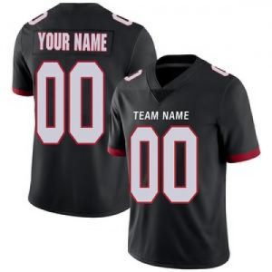 Custom Men's American Atlanta Falcons Black Vapor ...