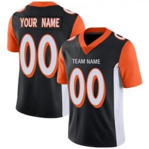 Custom Cincinnati Bengals Stitched American Footba...