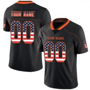 Custom Cleveland Browns Stitched American Football...