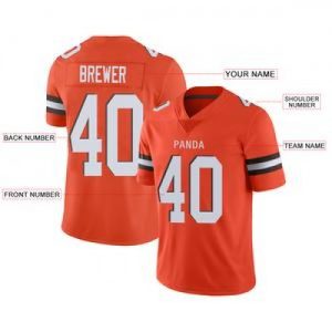 Custom Cleveland Browns Stitched American Football...