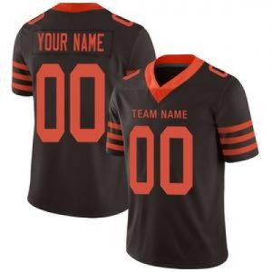 Custom Cleveland Browns Stitched American Football...