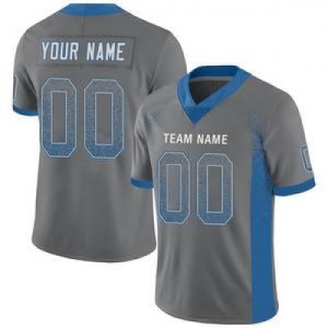 Custom Detroit Lions Stitched American Football Je...
