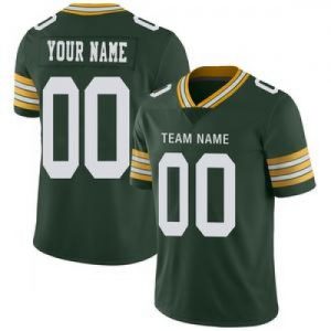 Custom Green Bay Packers Stitched American Footbal...