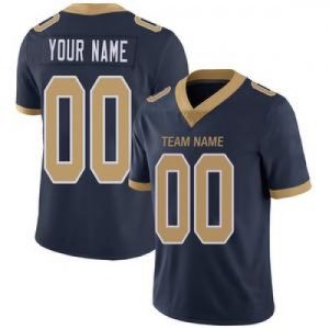 Custom Los Angeles Chargers Stitched American Foot...