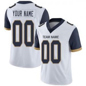 Custom Los Angeles Chargers Stitched American Foot...