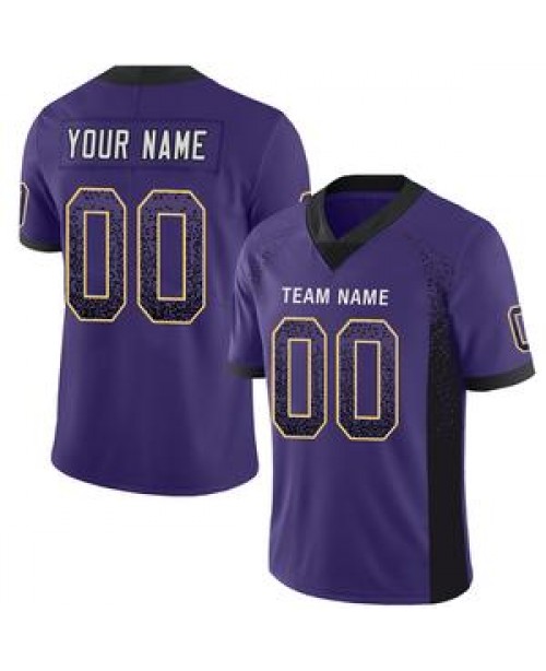 Custom Minnesota Vikings Stitched American Footbal...