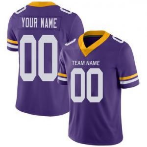 Custom Minnesota Vikings Stitched American Footbal...