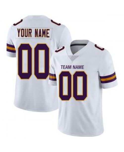 Custom Minnesota Vikings Stitched American Footbal...