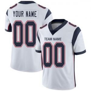 Custom New England Patriots Stitched American Foot...