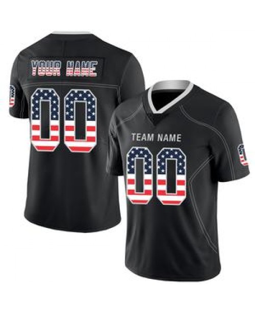 Custom Las Vegas Raiders Stitched American Footbal...