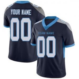 Custom Tennessee Titans Stitched American Football...