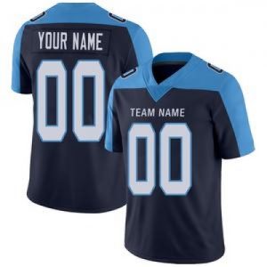 Custom Tennessee Titans Stitched American Football...