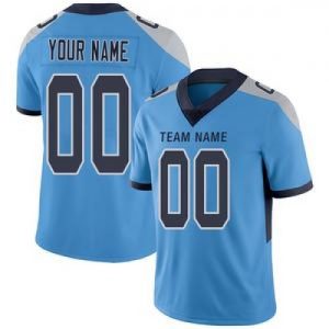 Custom Tennessee Titans Stitched American Football...