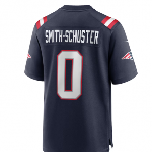 NE.Patriots #0 JuJu Smith-Schuster Game Player Jersey - Navy Stitched American Football Jerseys