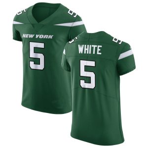 NY.Jets #5 Mike White Gotham Green Vapor Untouchable Elite Jersey Stitched American Football Jerseys