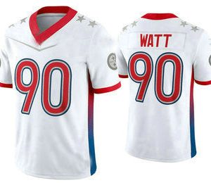 P.Steelers #90 T.J. Watt White 2022 Pro Bowl Vapor Untouchable Stitched Limited Jersey American Football Jerseys