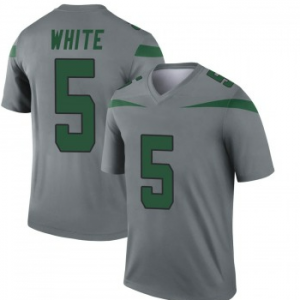 NY.Jets #5 Mike White Gray Vapor Untouchable Elite Jersey Stitched American Football Jerseys