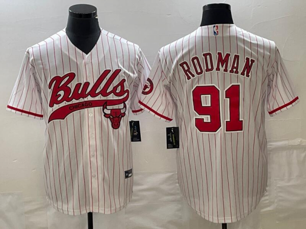 91 rodman baseball jersey