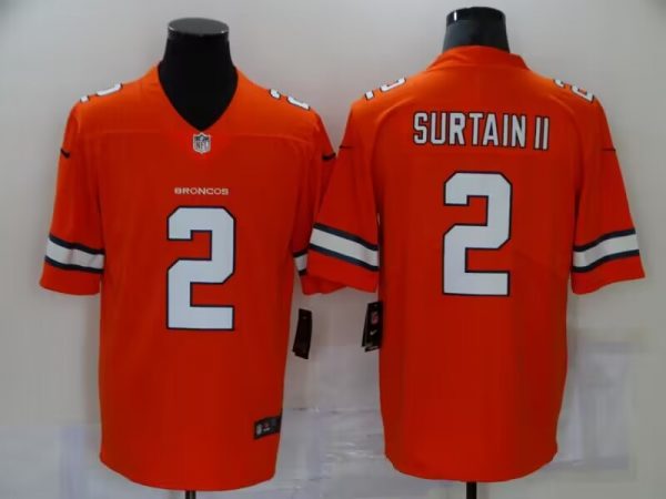 broncos #2 orange jersey