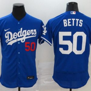 dodgers #50 blue jersey