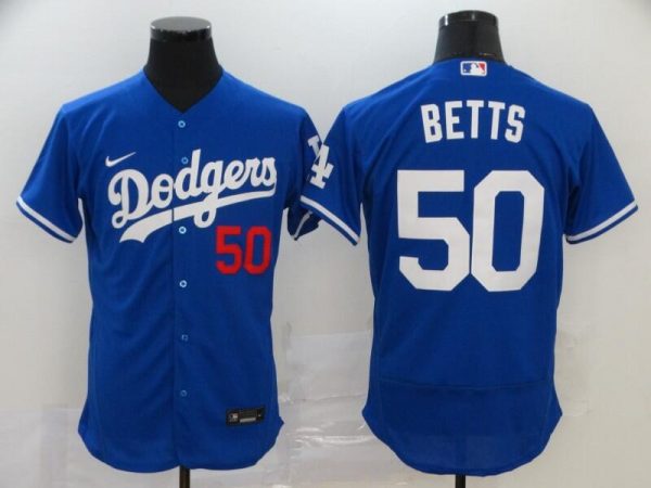 dodgers #50 blue jersey