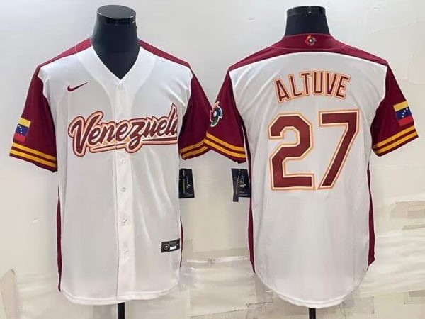 jose altuve #27 venezuela jersey