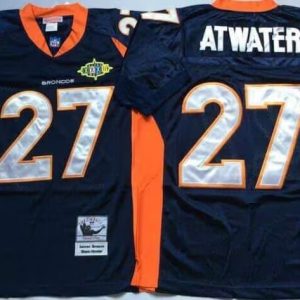 broncos #27 throwback blue jersey