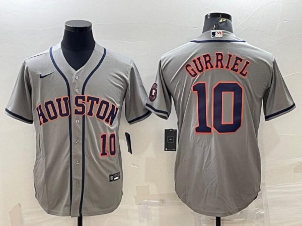 astros custom grey jersey