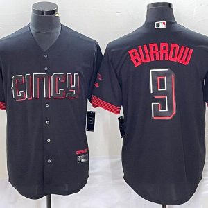 reds #9 burrow jersey