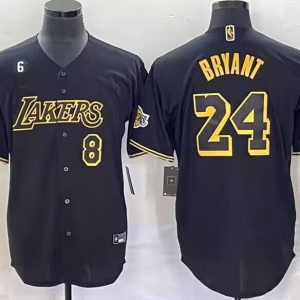 lakers 8/24 bryant black jersey