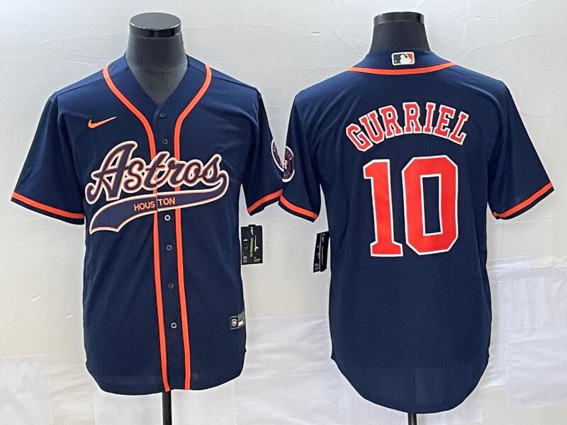 astros custom blue jersey