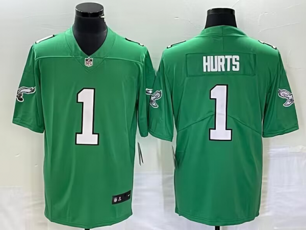 eagles #1 kelly green jersey