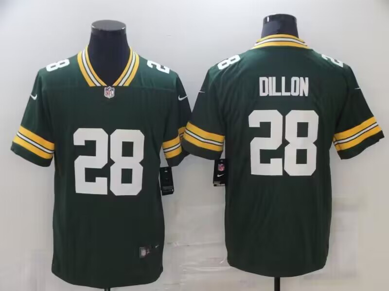 packers #28 Dillonon green jersey