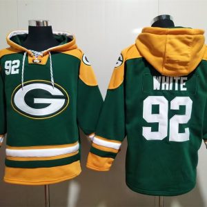 packers #92 white  hoodie