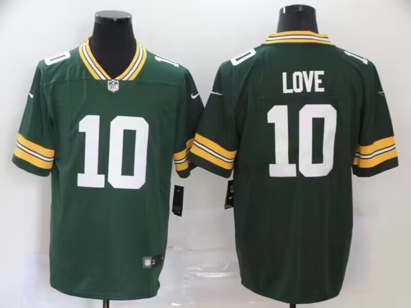 packers #10 love green jersey