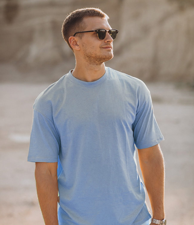 cream-tshirt-blue Cream T-Shirt - Image 4
