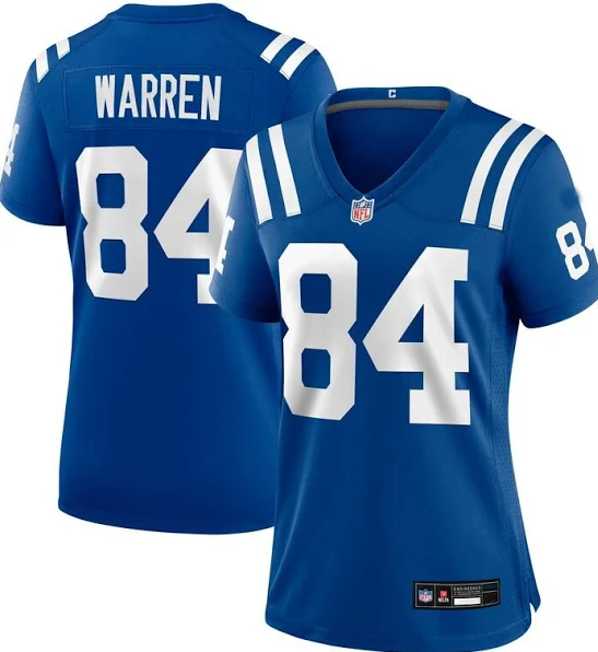 colts 84 warren women jersey